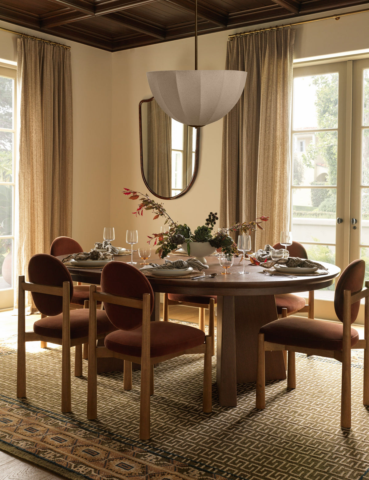Sello Pendant Light kitchen island light in a styled room