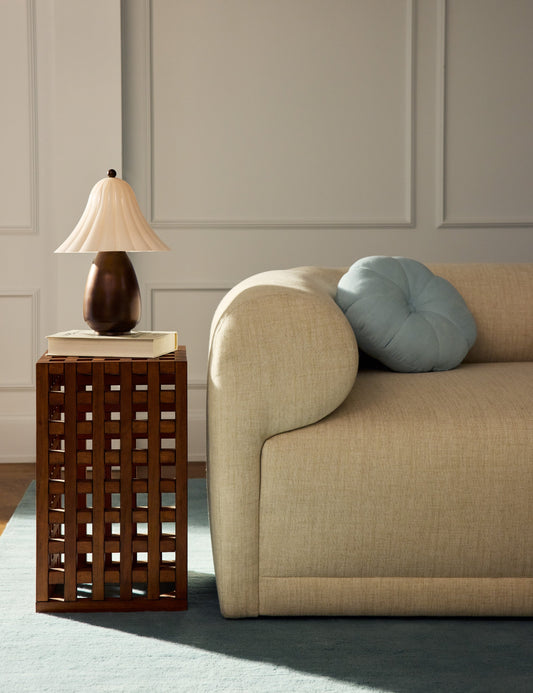 Gladstone Table Lamp bedside lamp in a styled room