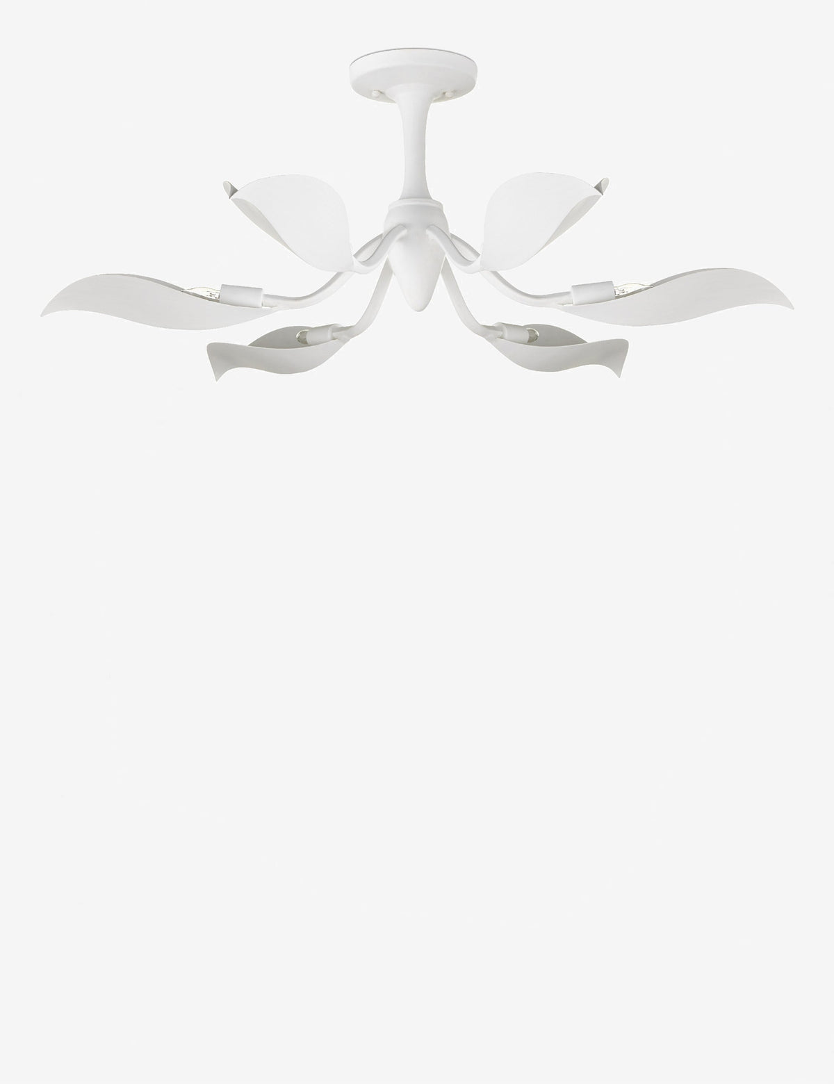 Popelin Semi-Flush Mount Light ceiling light front view