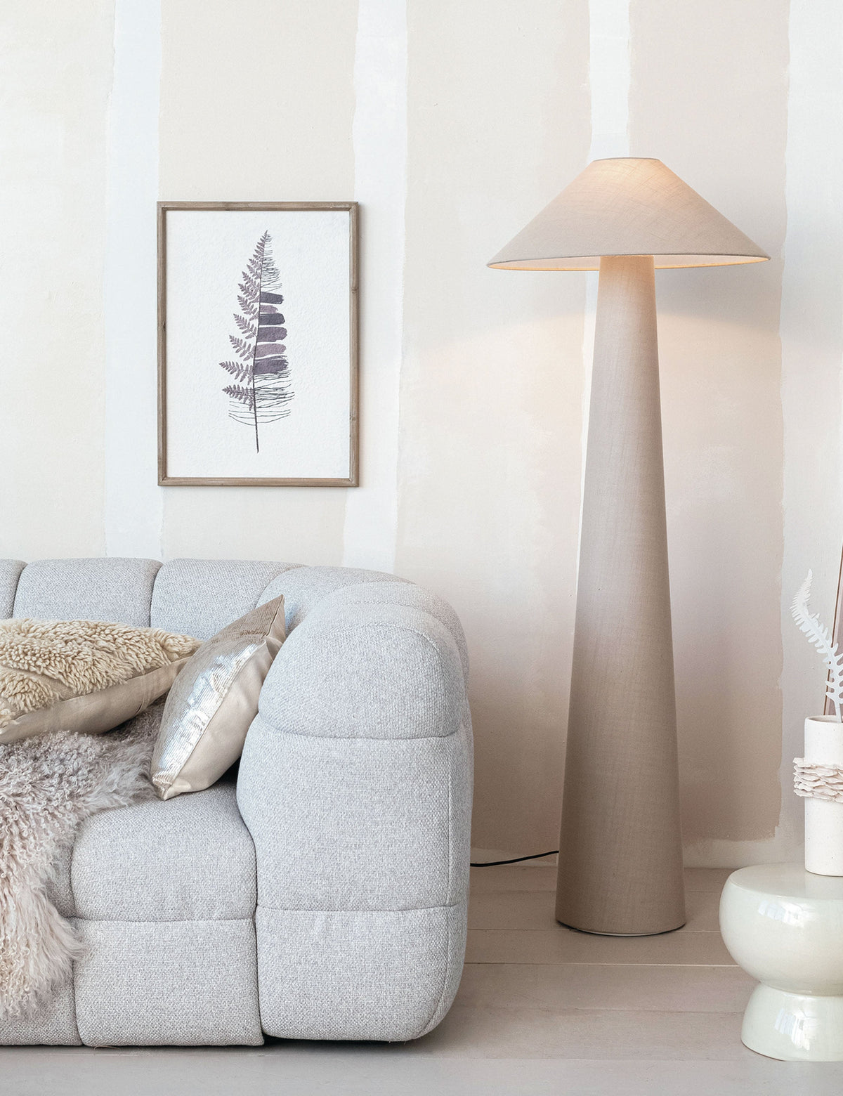 Napier Floor Lamp living room floor lamp front view