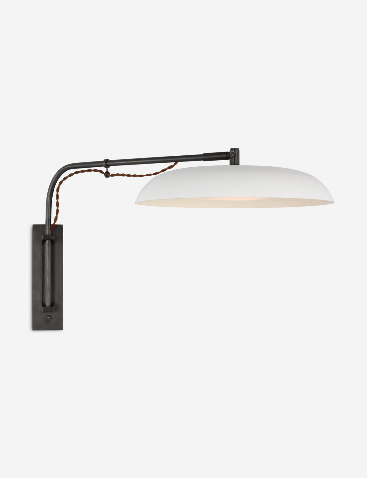 Cyrus Adjustable Sconce bedroom wall light front view