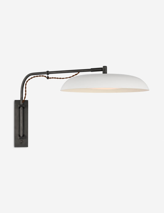 Cyrus Adjustable Sconce bedroom wall light front view