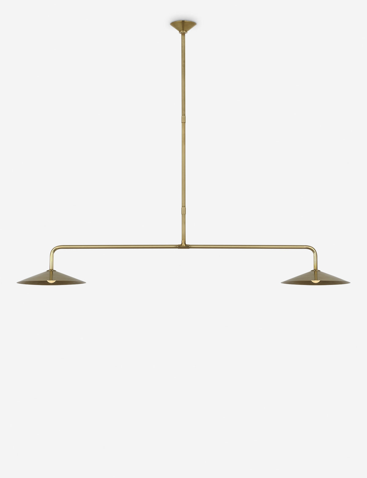 Ponce Linear Pendant Light kitchen island light front view