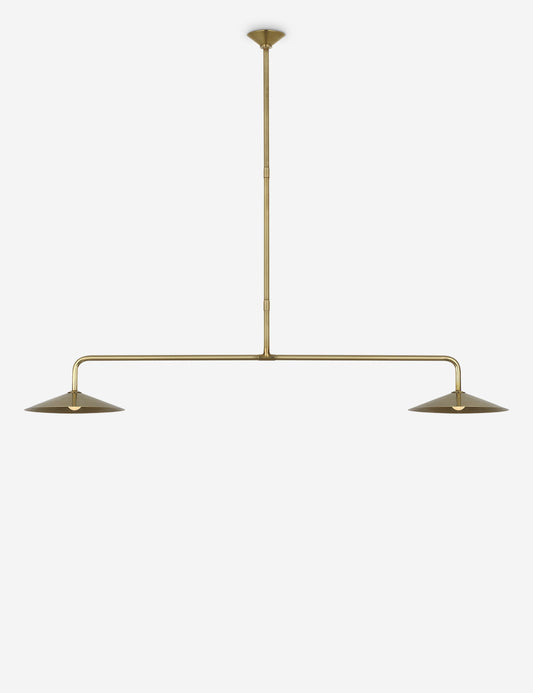 Ponce Linear Pendant Light kitchen island light front view