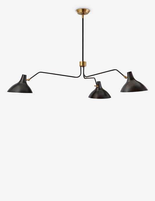Charlton Chandelier dining room light front view