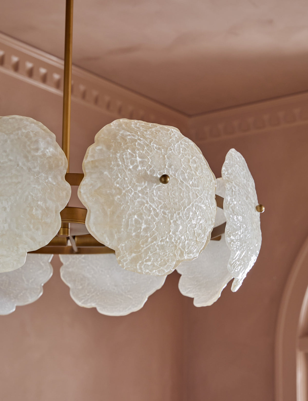 Almici Chandelier antique brass finish product view 4