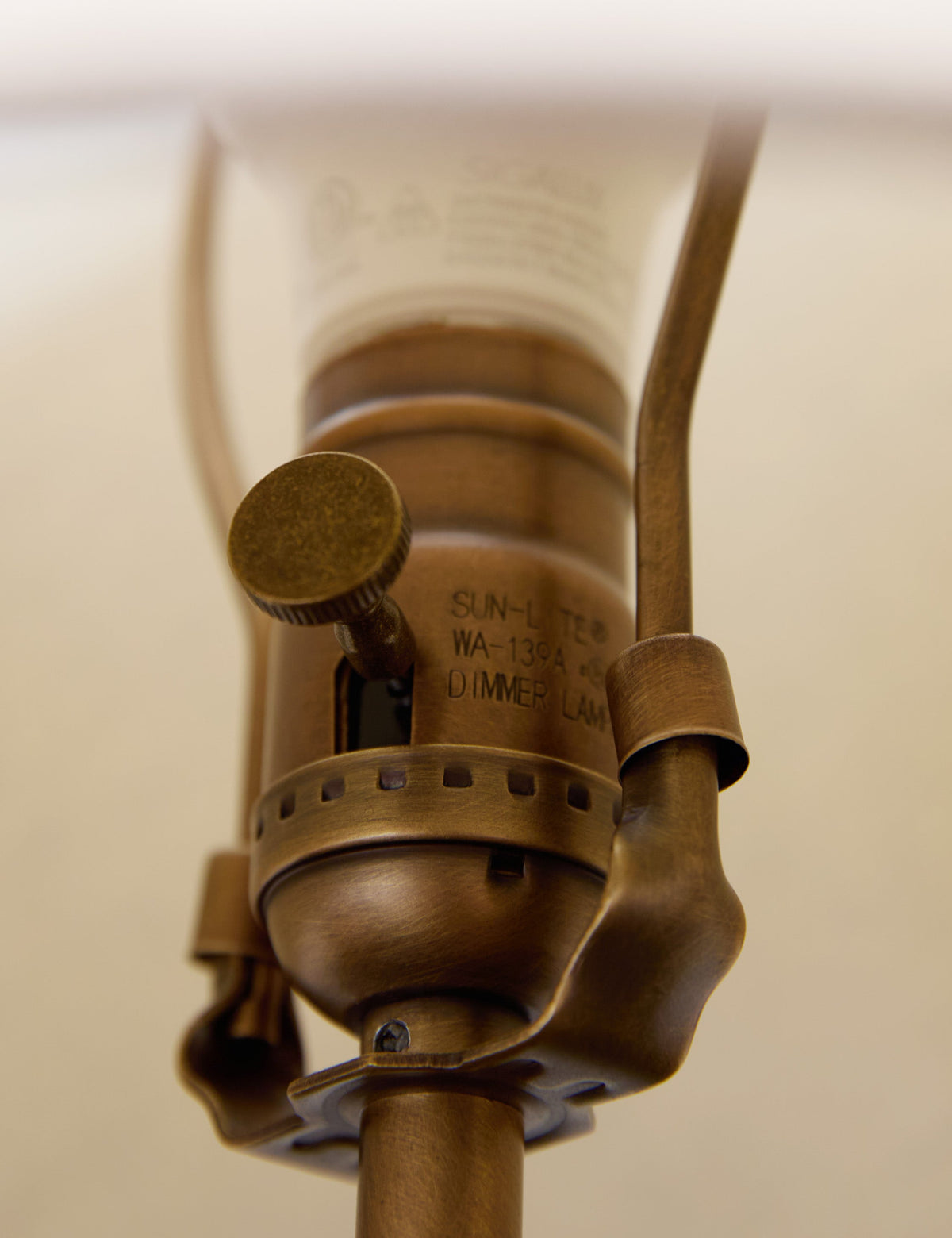 Alta Table Lamp amber finish product view 6