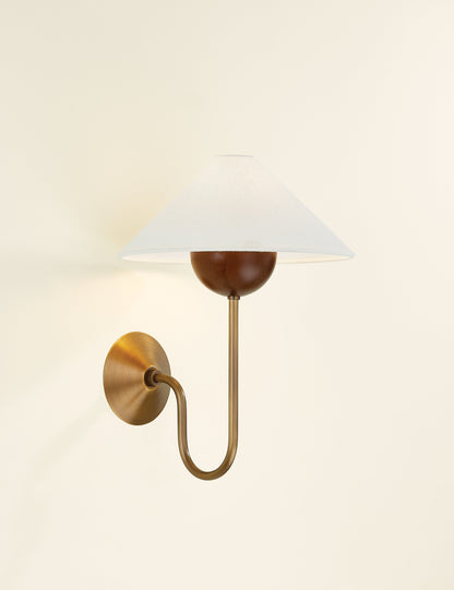 Leano Sconce bedroom wall light front view