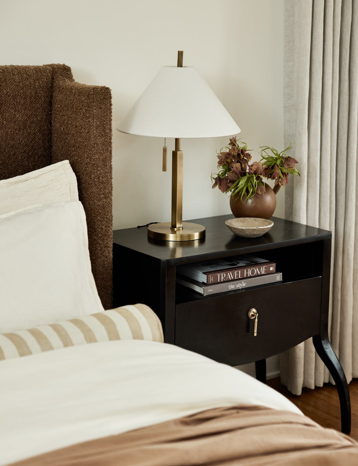 Clic Table Lamp bedside lamp in a styled room