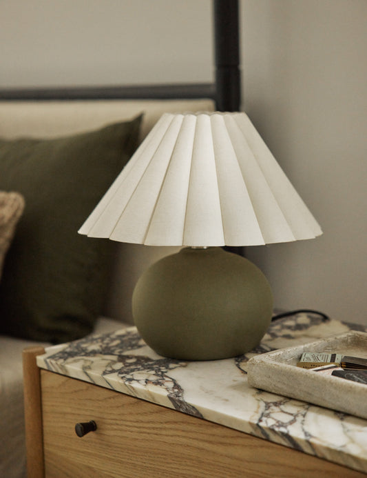 Luis Table Lamp bedside lamp in a styled room