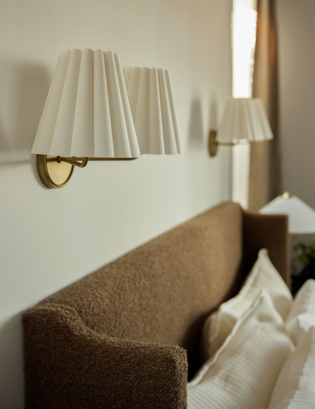 Matthews Double Sconce styled in a room