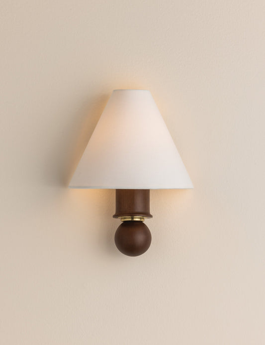 Dorell Sconce bedroom wall light front view