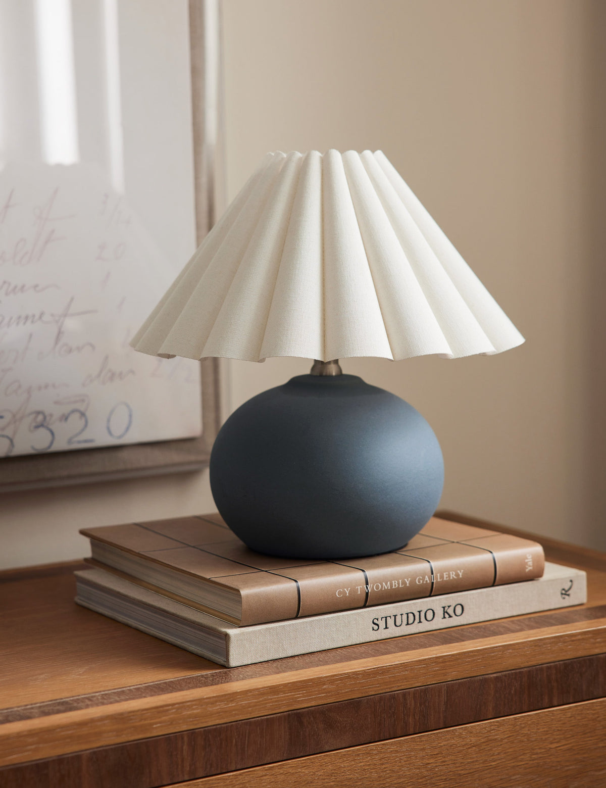 Luis Table Lamp styled in a room