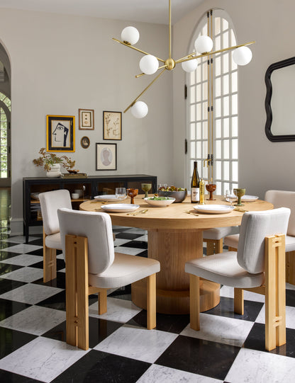 Alfaro Chandelier styled in a room
