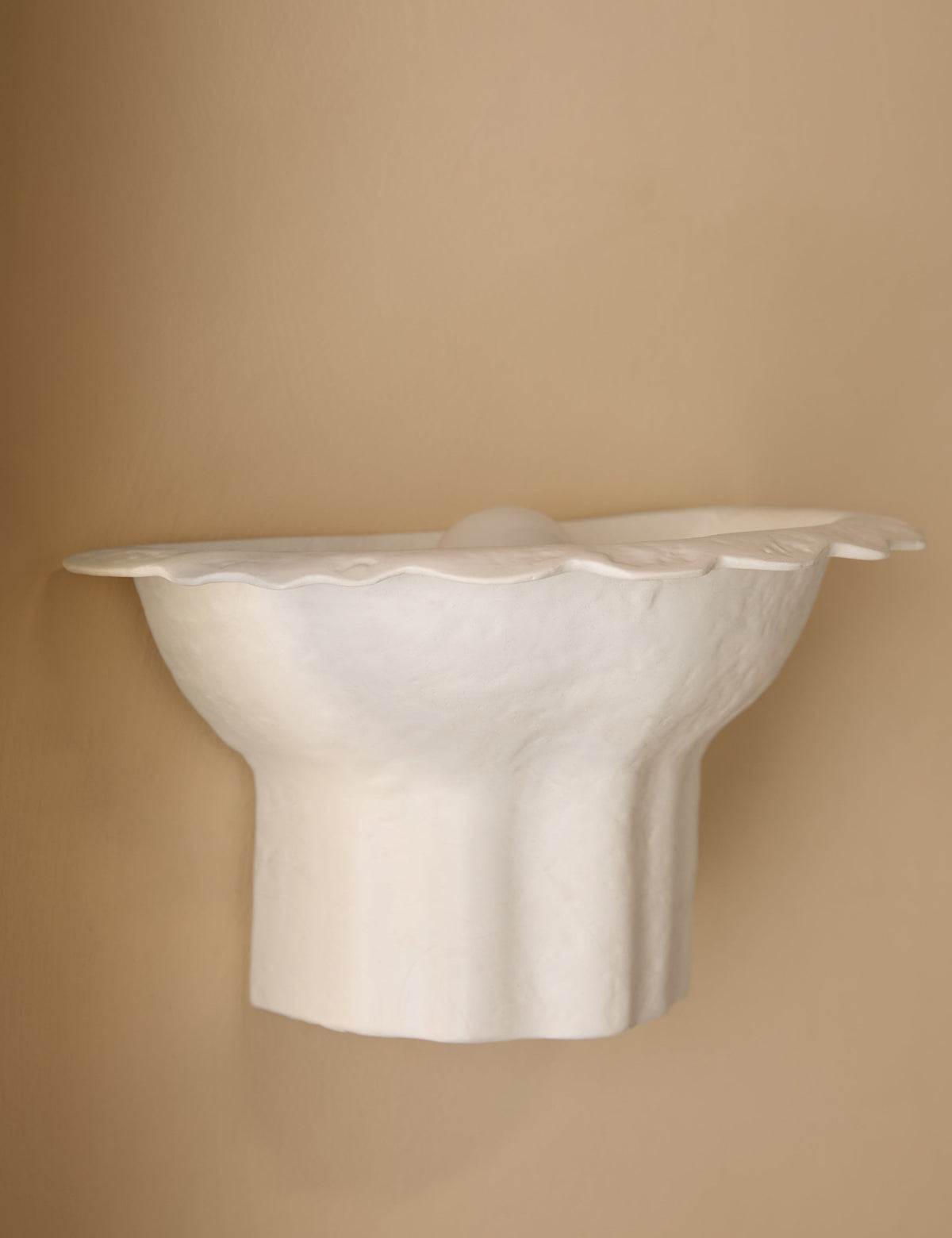 Doric Sconce white finish product view 2