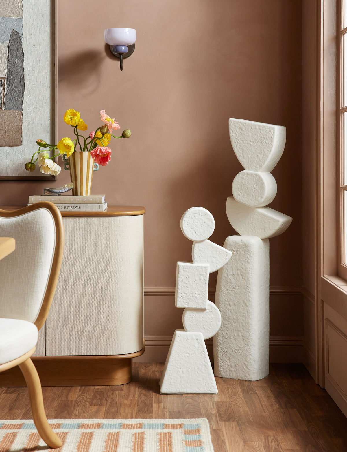 Hedley Sconce bedroom wall light in a styled room