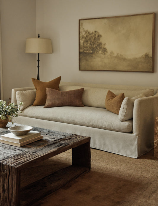 Oceanna Floor Lamp living room floor lamp in a styled room