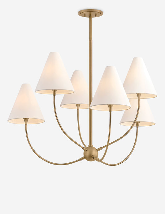 Eleni Chandelier dining room light front view