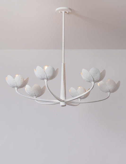 Mishal Chandelier dining room light front view