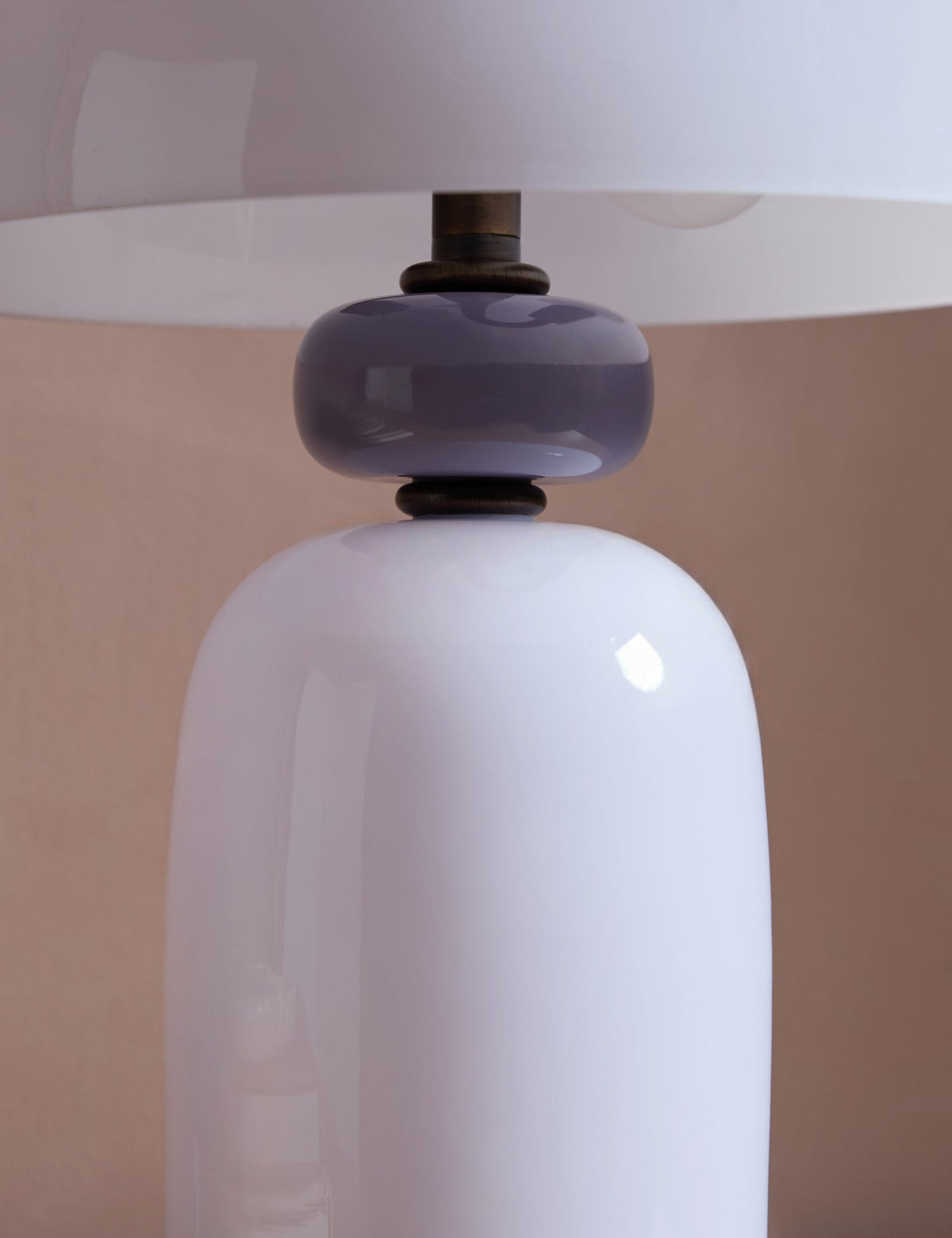 Hedley Table Lamp lavender finish product view 4