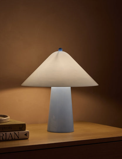 Ingleman Table Lamp sky blue finish product view 3