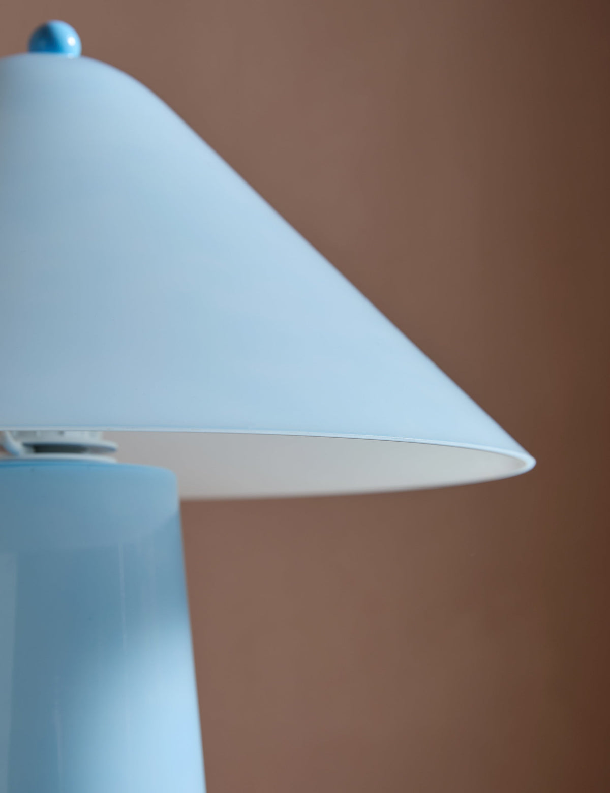 Ingleman Table Lamp sky blue finish product view 4