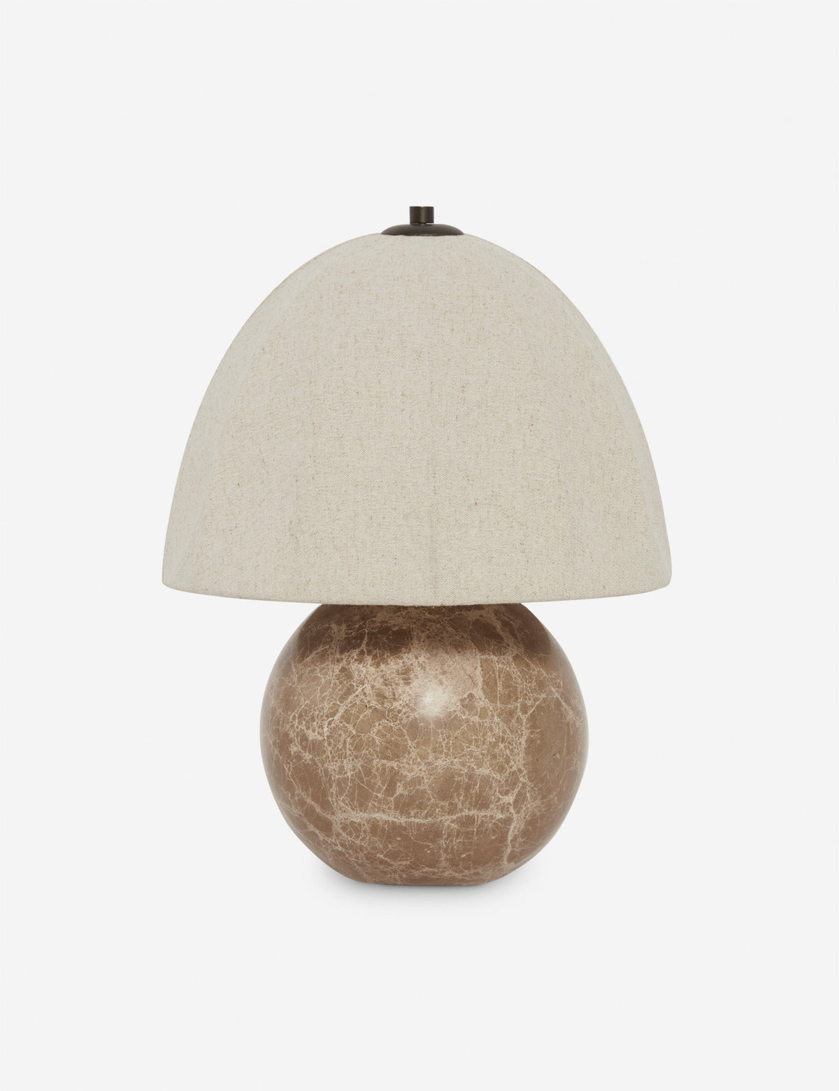 Izu Table Lamp brown marble finish product view 2