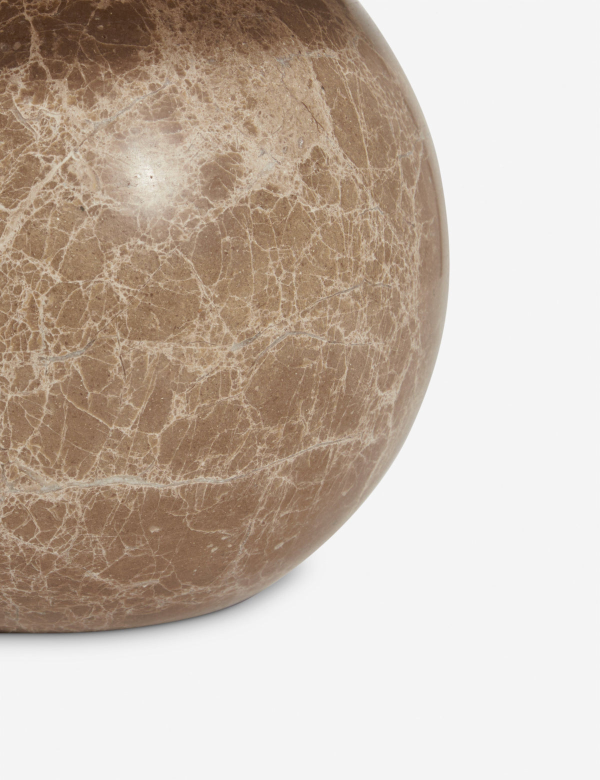 Izu Table Lamp brown marble finish product view 7