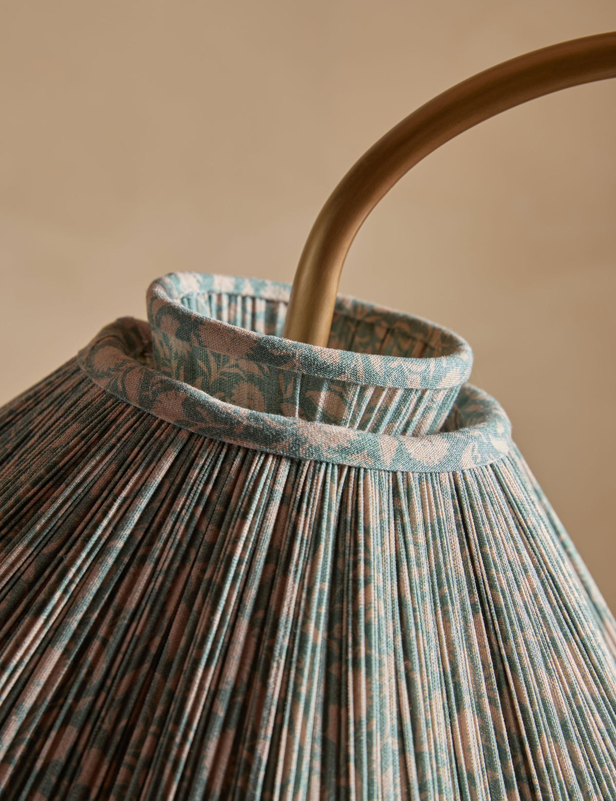 Jordan Floor Lamp fransen and antique brass finish product view 5