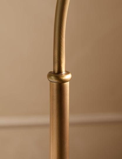 Jordan Floor Lamp fransen and antique brass finish product view 6