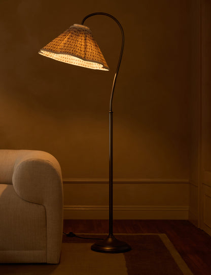 Jordan Floor Lamp poiret and antique bronze finish product view 10