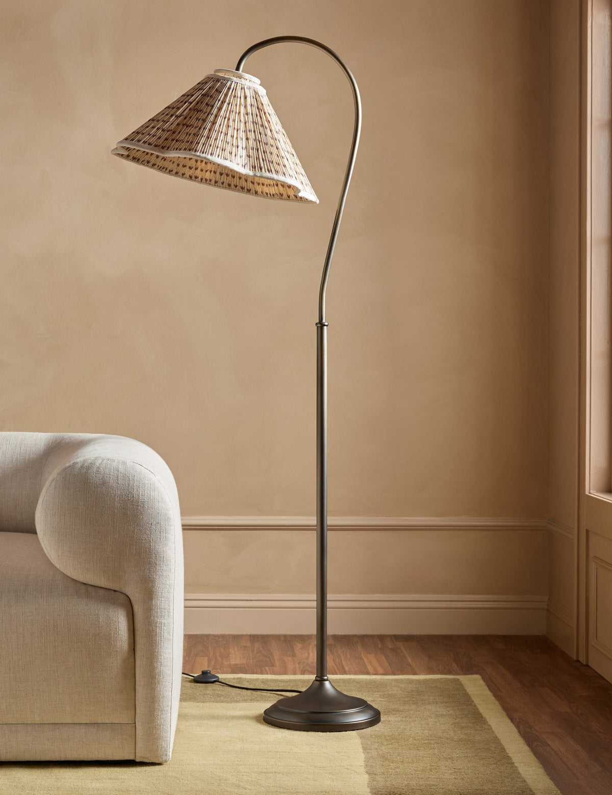 Jordan Floor Lamp poiret and antique bronze finish product view 9