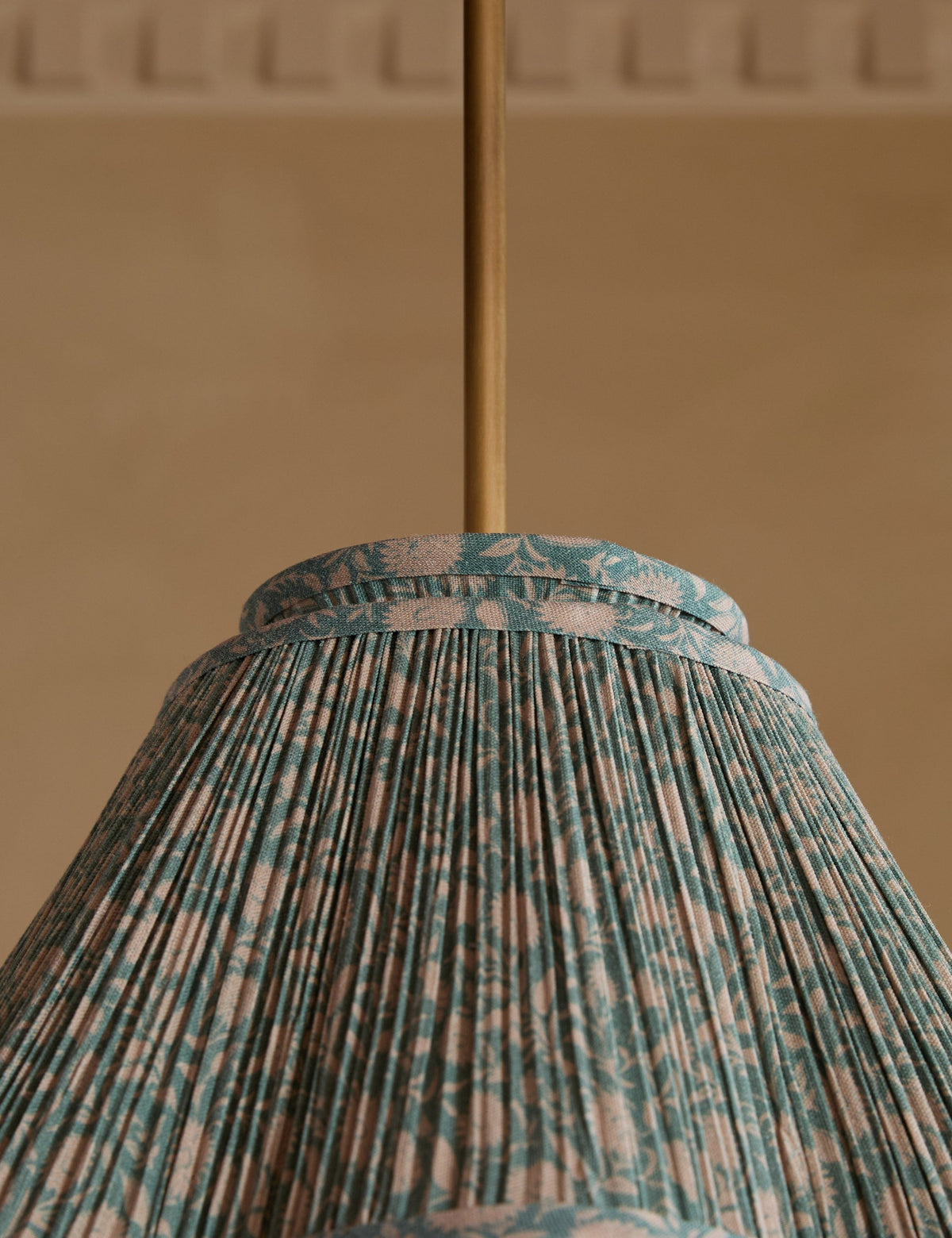 Jordan Pendant Light fransen and antique brass finish product view 5