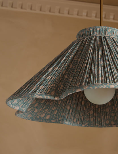 Jordan Pendant Light fransen and antique brass finish product view 8