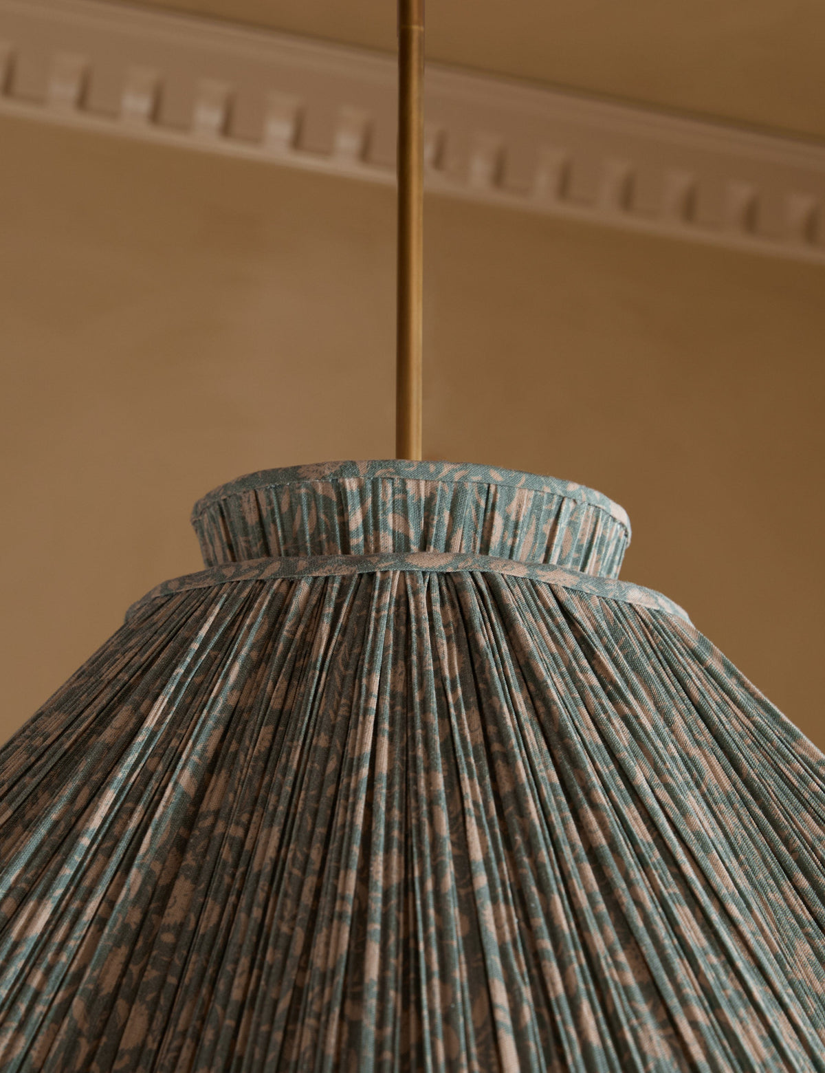 Jordan Pendant Light fransen and antique brass finish product view 9