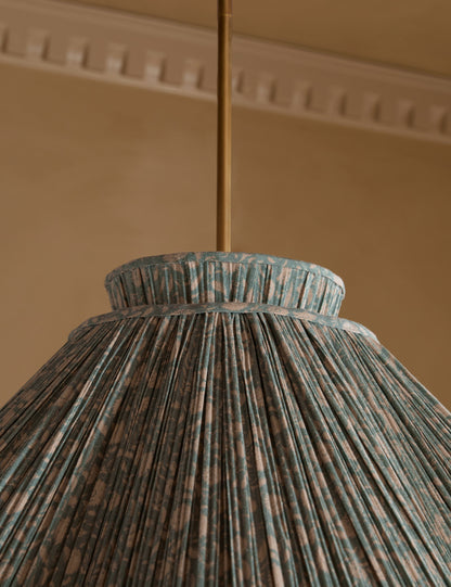 Jordan Pendant Light fransen and antique brass finish product view 9
