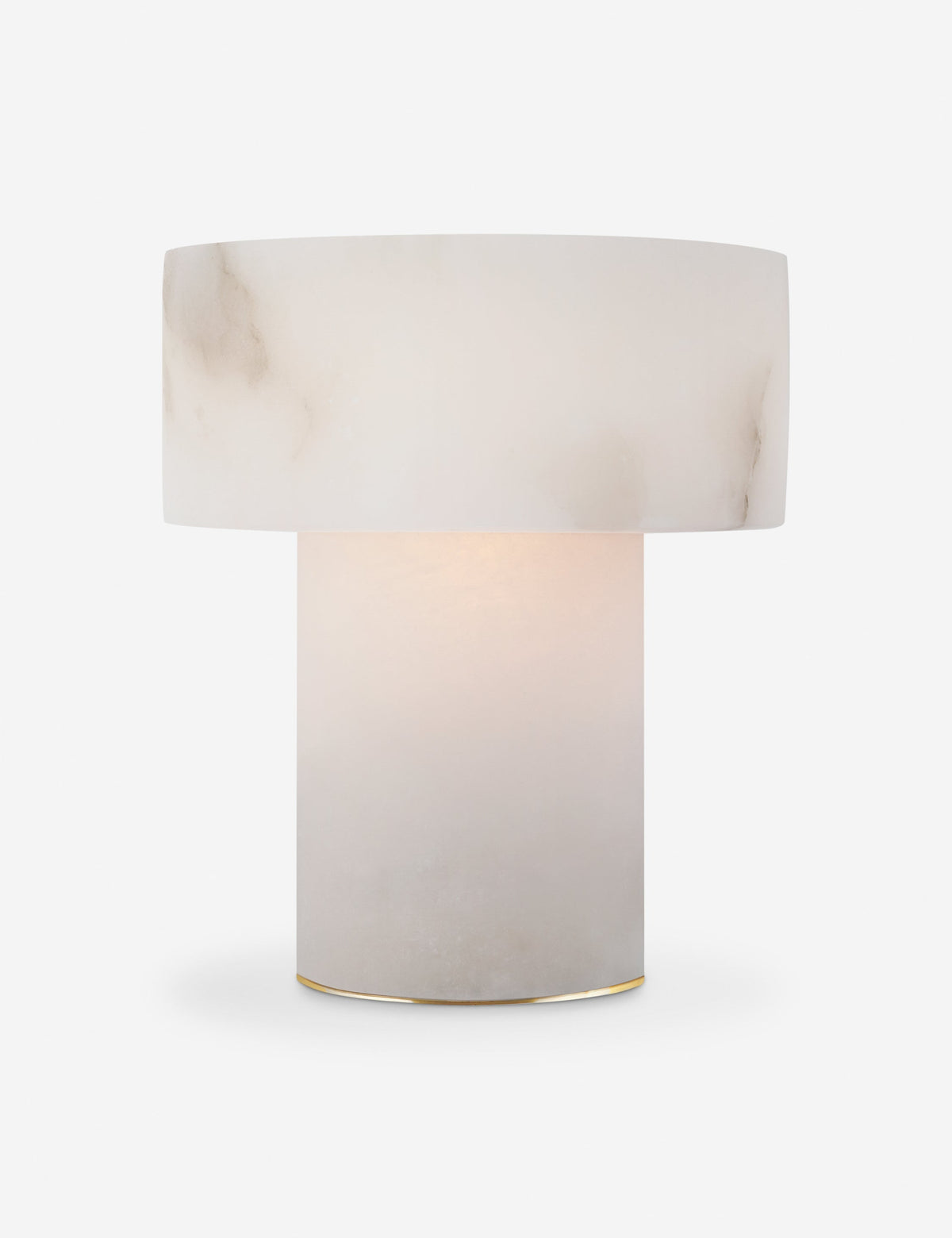 Una Cordless Mini Table Lamp cordless lamp front view