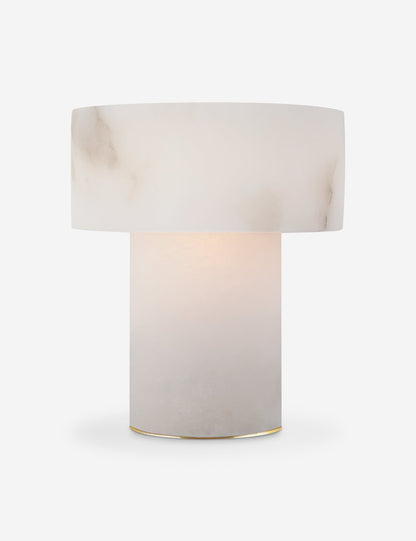 Una Cordless Mini Table Lamp cordless lamp front view