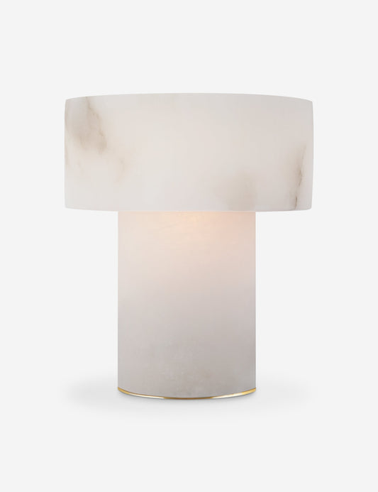 Una Cordless Mini Table Lamp cordless lamp front view
