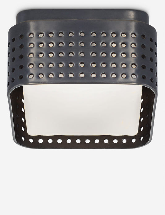 Precision Solitaire Square Mini Flush Mount Light product view 2