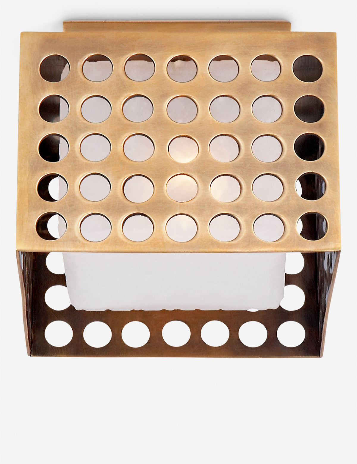 Precision Square Mini Flush Mount Light ceiling light front view