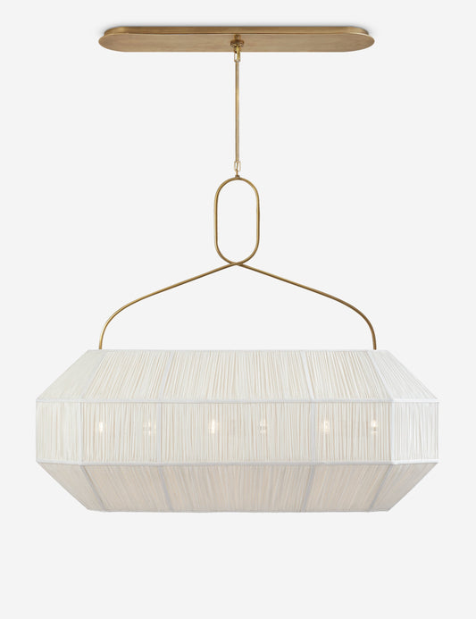 Forza Linear Pendant Light kitchen island light front view