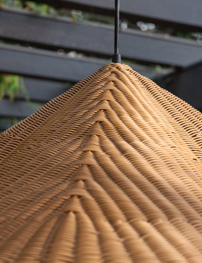 Kalani Outdoor Pendant Light natural finish product view 9