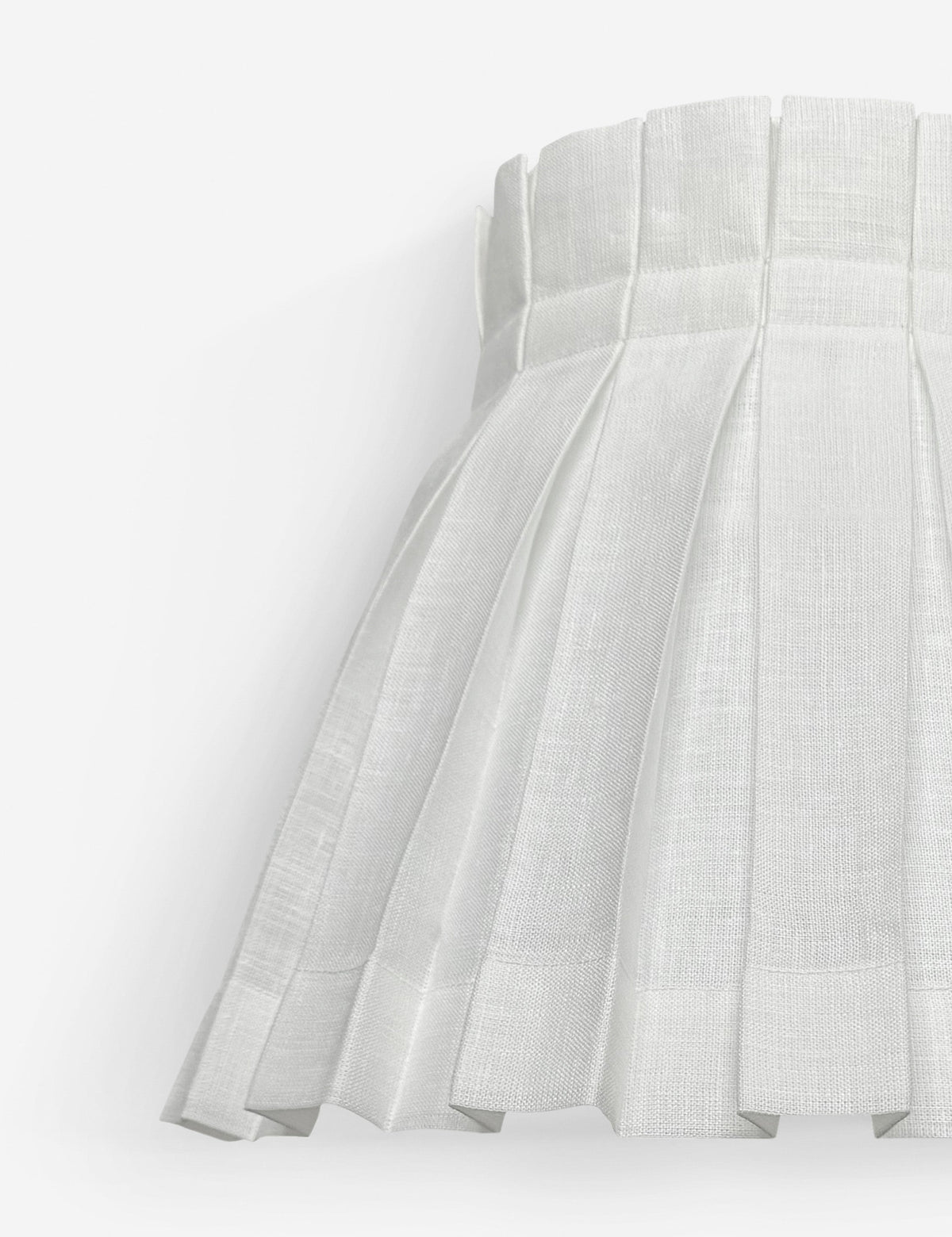 Solid Classic Box Pleat Lampshade product view 3
