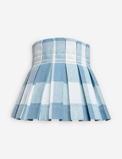 Plaid Classic Box Pleat Lampshade product view 6