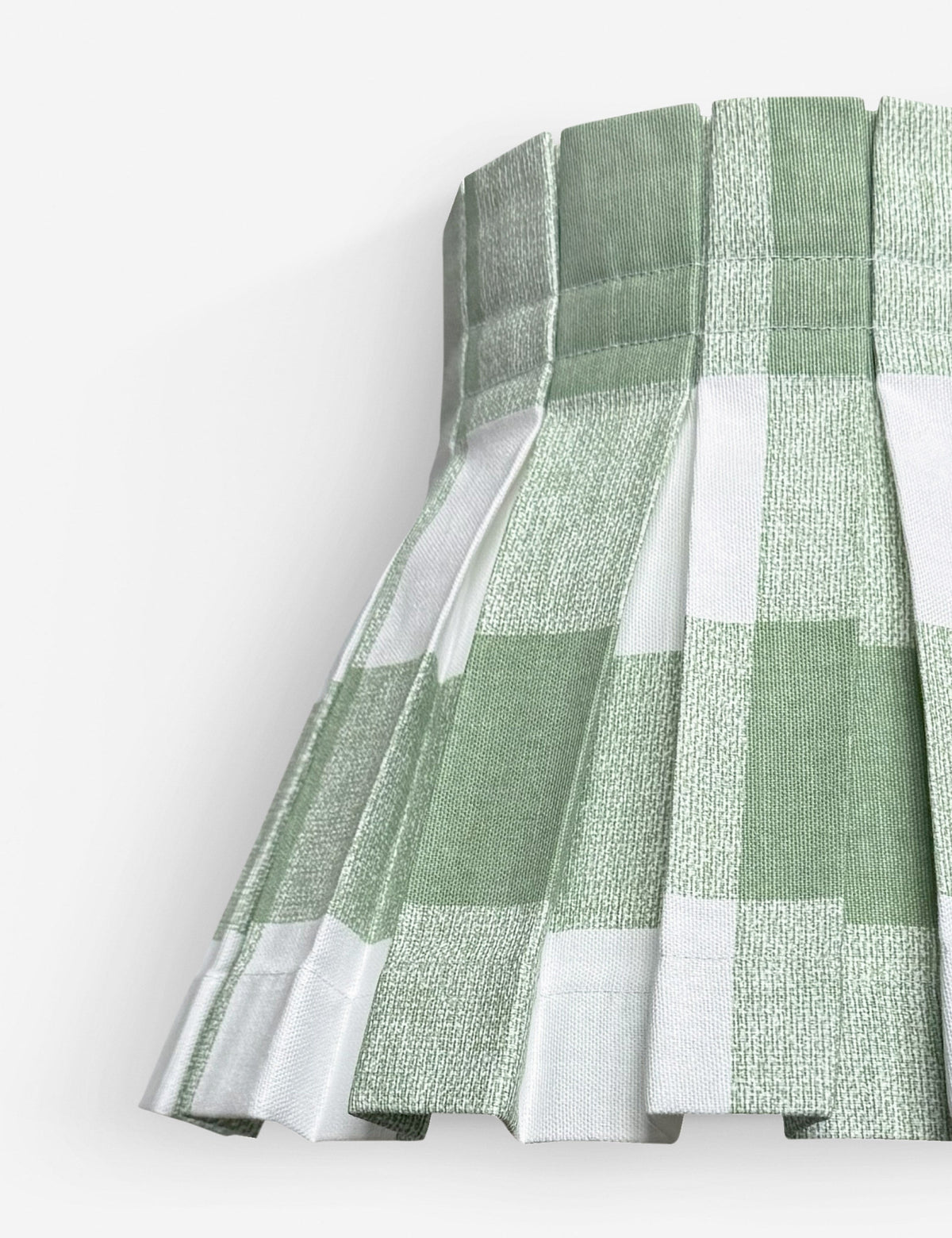 Plaid Classic Box Pleat Lampshade product view 3