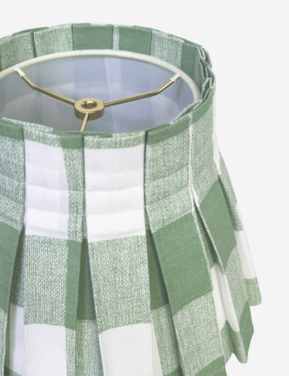 Plaid Classic Box Pleat Lampshade product view 4