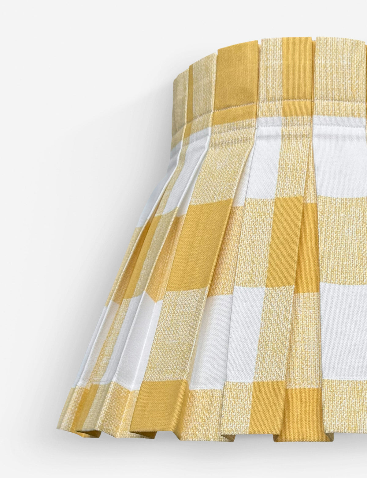 Plaid Classic Box Pleat Lampshade product view 11