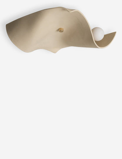 Shan Flush Mount Light bone finish product view 7
