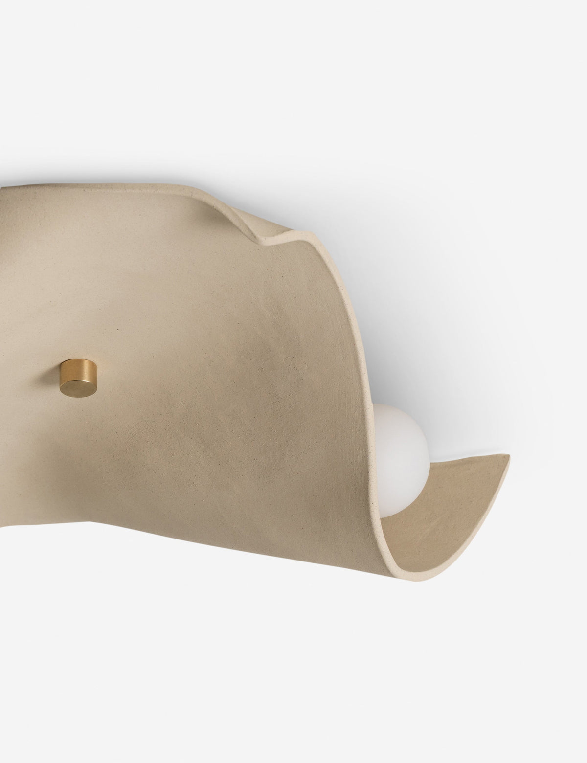Shan Flush Mount Light bone finish product view 9